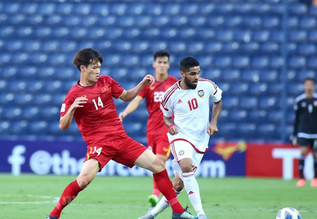 kèo bóng đá Việt Nam và UAE